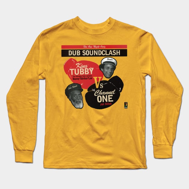 King Tubby Vs Chanel One jah Stitch Long Sleeve T-Shirt by ulrichallen